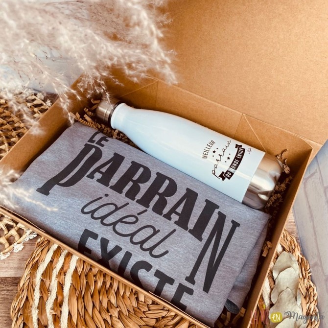 Coffret cadeau parrain