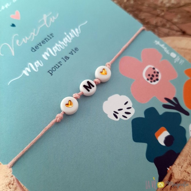 Bracelet marraine annonce grossesse