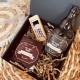 Petit coffret noir grand-père bière