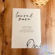 Faire-part calligraphie