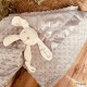Kit naissance couverture et doudou lapin
