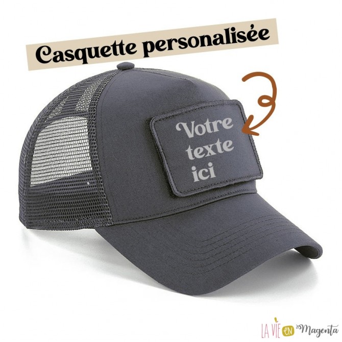Casquette personnalisée