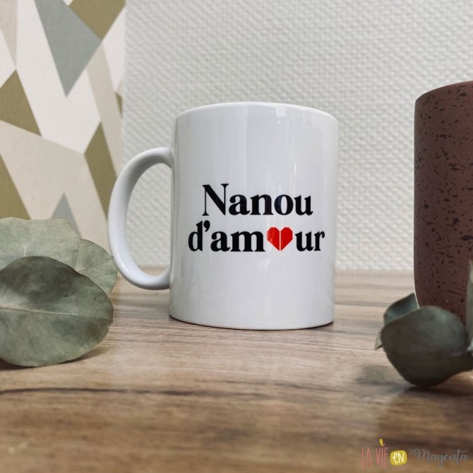 Mug - Nanou d'amour - coeur 