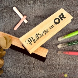 Brosse pour tableau - Maitresse en OR