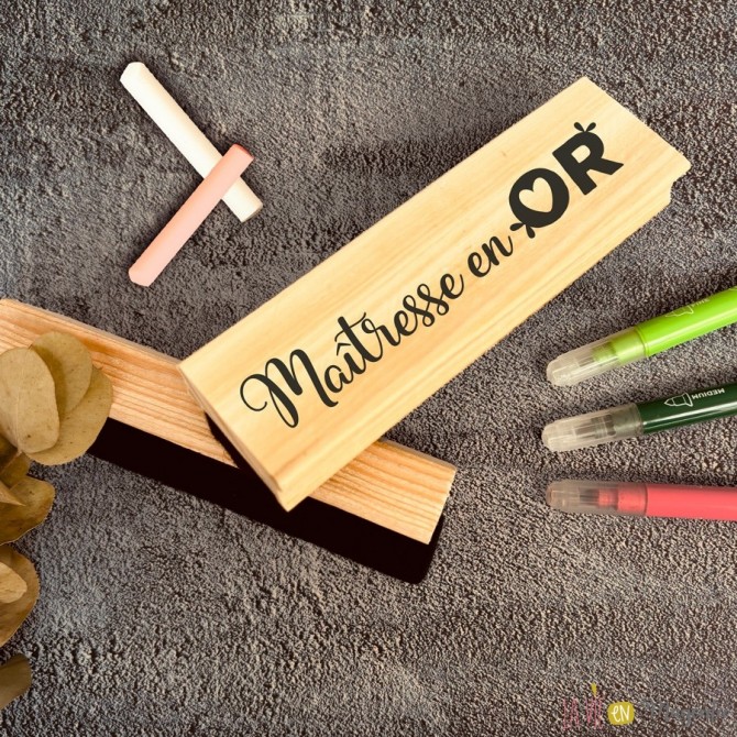 Brosse pour tableau - Maitresse en OR