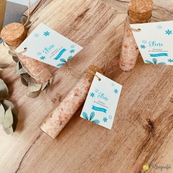 Fiole sel de bain fleurs