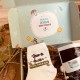 Coffret demande parrain - annonce grossesse - chaussette bébé