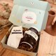 Coffret annonce grossesse famille - chaussette bébé