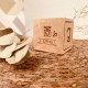 Cube faire-part naissance personnalisé