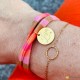 Bracelet gravé prénoms enfants - maman - Mamy - marraine