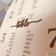 plan de table mariage bois - décoration de mariage personnalisée