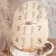 plan de table mariage bois - décoration de mariage personnalisée
