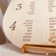 plan de table mariage bois - décoration de mariage personnalisée