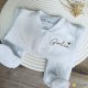 Pyjama naissance personnalisé prénom - ocre