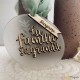 Boule de Noel plexi - La famille s'agrandit