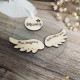 Boule de Noel plexi Ange - Mamy