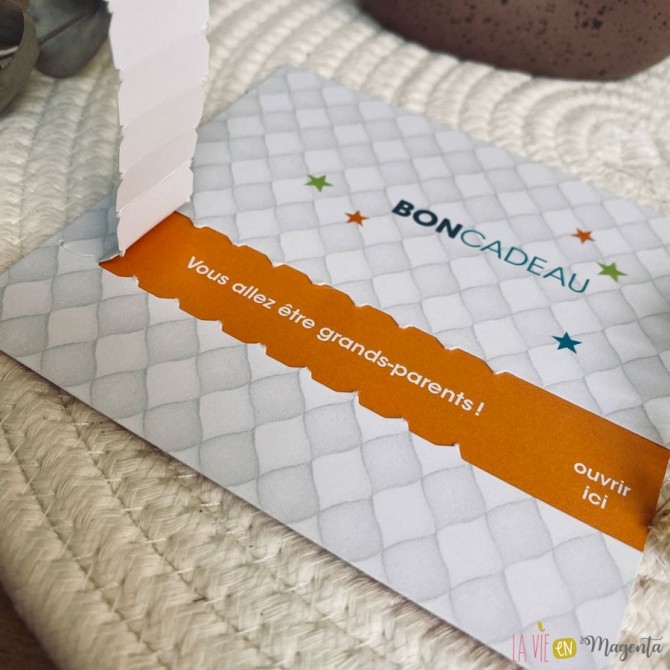 Bon cadeau-grands parents