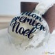 Boule de Noël fleurs séchées - mon premier noel