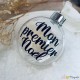 Boule de Noël fleurs séchées - mon premier noel