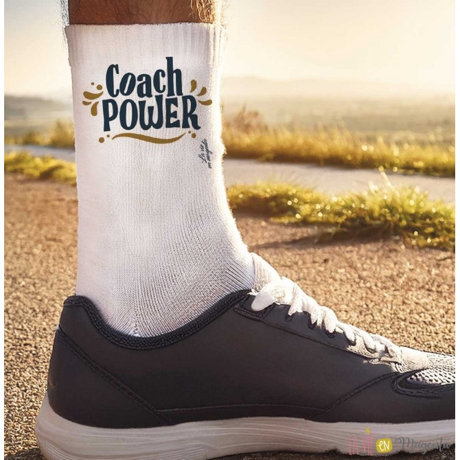 Chaussettes Coach Power bleu