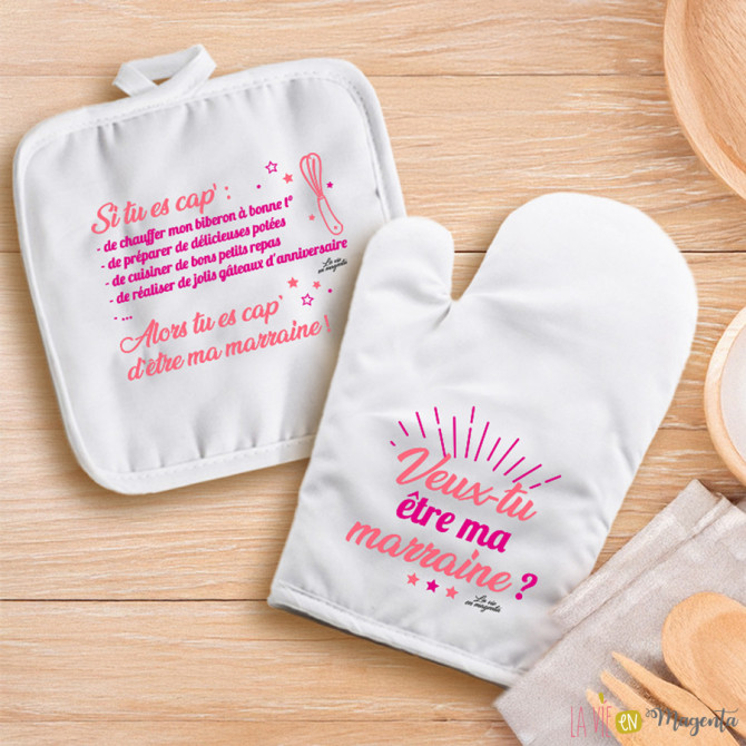 Kit cuisine Veux-tu être ma marraine ?
