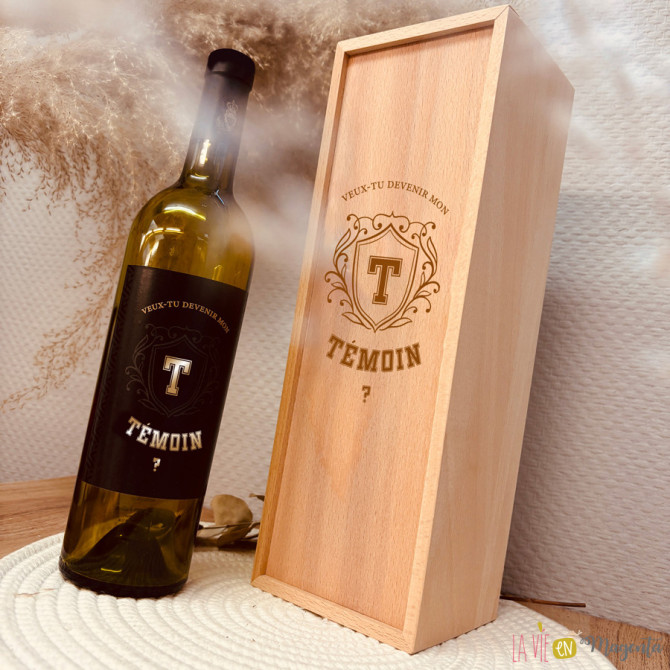 Coffret vin veux-tu être mon témoin