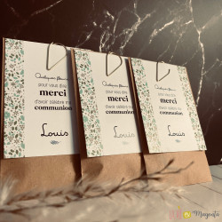 Merci communion - Pochette graines à semer