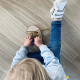 Jeu en bois - Chaussure à lacer - Montessori 