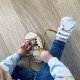 Jeu en bois - Chaussure à lacer - Montessori 