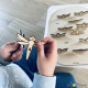 Jeu en bois - memory libellules
