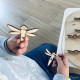 Jeu en bois - memory libellules