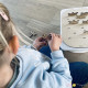 Jeu en bois - memory libellules