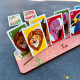 Porte carte à jouer - personnalisé fleur