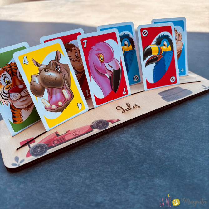 Porte carte - jeu de carte - personnalisé voiture