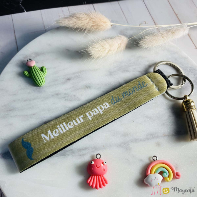 Porte-clés lanière - papa