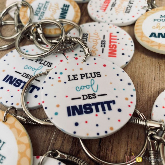 Porte-clés - Le plus cool des instit