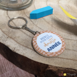 Porte-clés - Merci pour cette chouette année