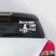 Pilote de course - Stickers voiture handicap enfant 