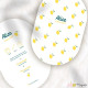 Faire-part de naissance citron – ovale