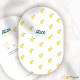Faire-part de naissance citron – ovale