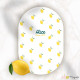 Faire-part de naissance citron – ovale