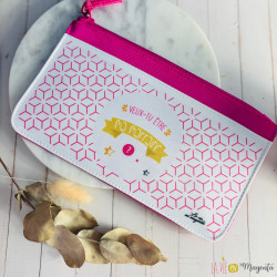 Trousse Veux-tu être ma marraine - pochette demande marraine