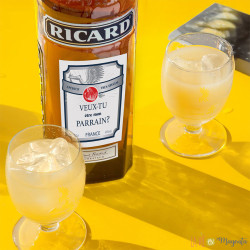 Étiquette Ricard – Demande parrain – pastis