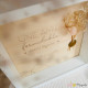 Cadre demande de marraine – Plaquette en bois gravée & fleurs séchées – Cadeau amie marraine
