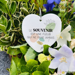 Coeur - souvenir fleur