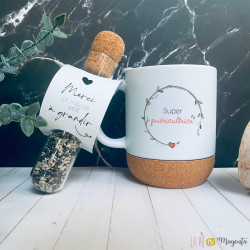 Kit mug + infuseur à thé – puéricultrice