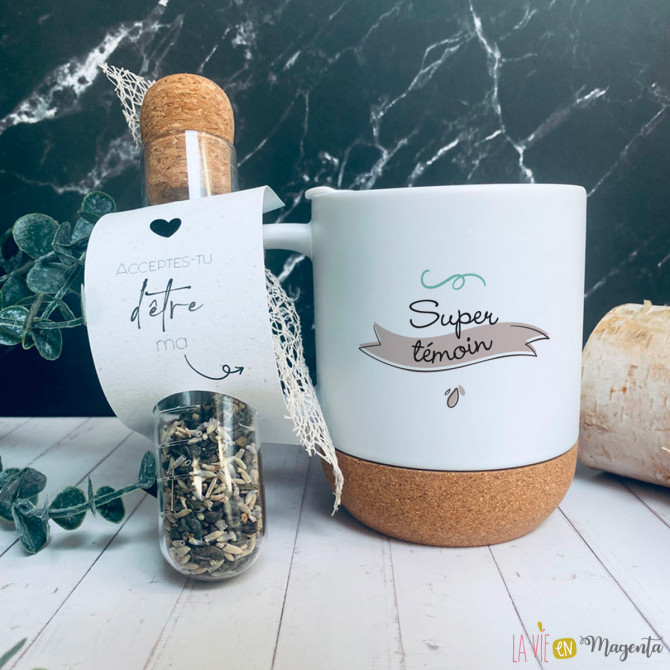 Kit mug + infuseur à thé – puéricultrice