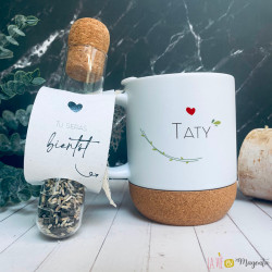 Kit Mug & Infuseur à thé – Annonce de Grossesse – Future taty