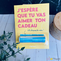 Carte billet-J'espère que tu vas aimer ton cadeau 