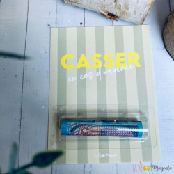 Carte billet-Casser en cas d'urgence